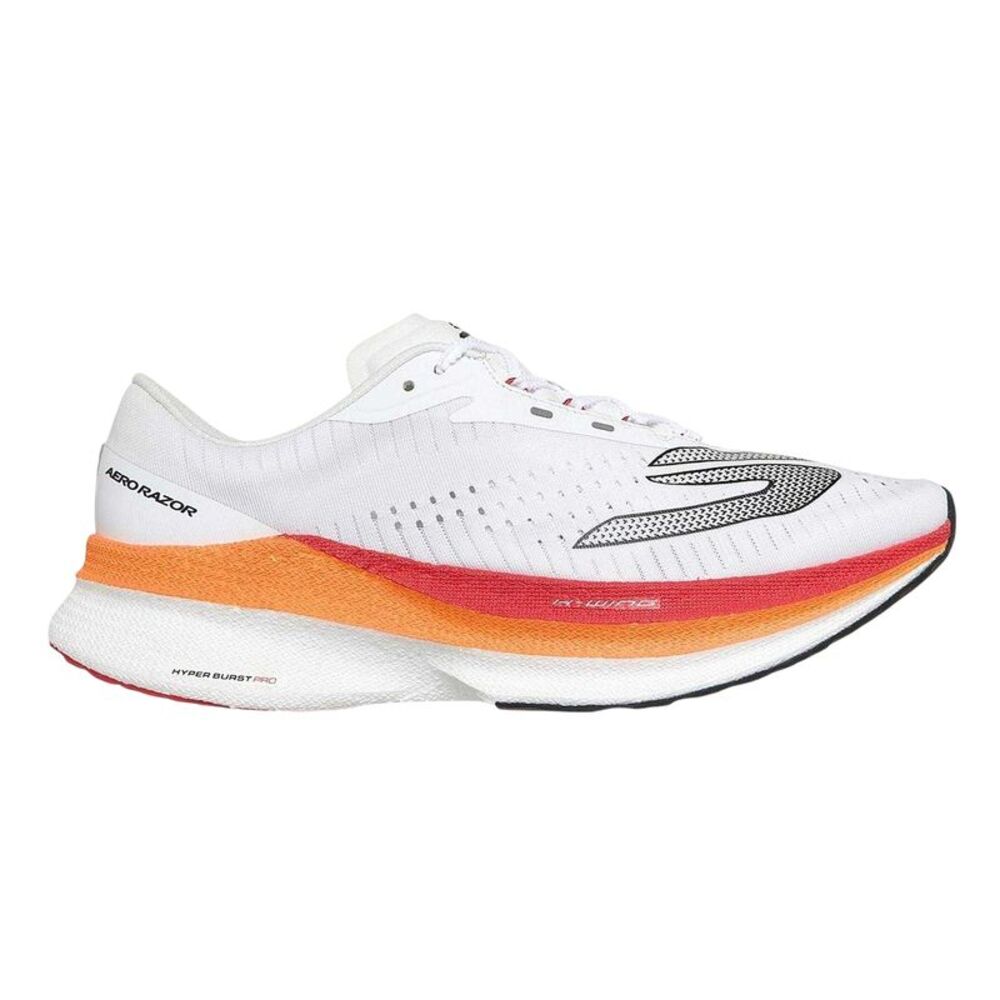 Skechers Mens Razor Running Shoes / White/Orange